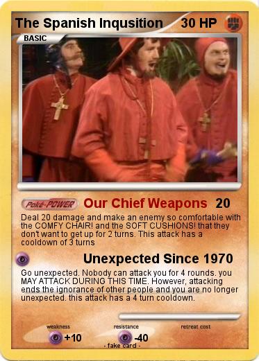 Pokemon The Spanish Inqusition