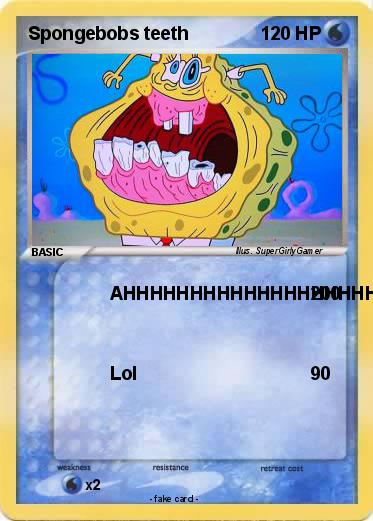 Pokemon Spongebobs teeth