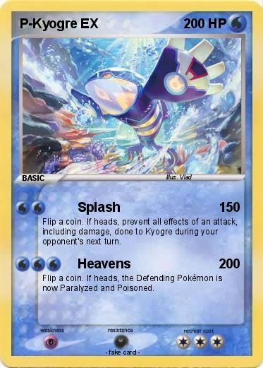 Pokemon P-Kyogre EX