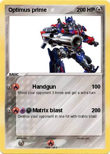 Pokemon Optimus prime