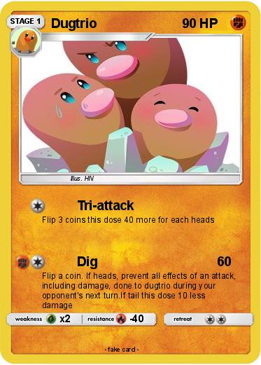 Pokemon Dugtrio