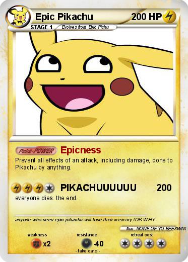 Pokemon Epic Pikachu
