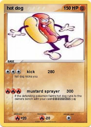 Pokemon hot dog