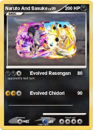 Pokemon Naruto And Sasuke