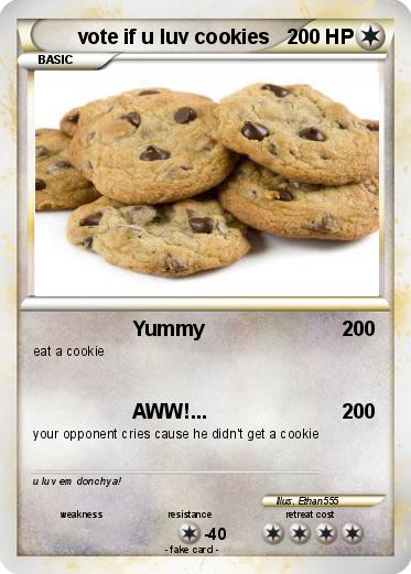 Pokemon vote if u luv cookies