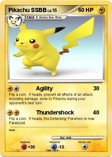 Pokemon Pikachu SSBB