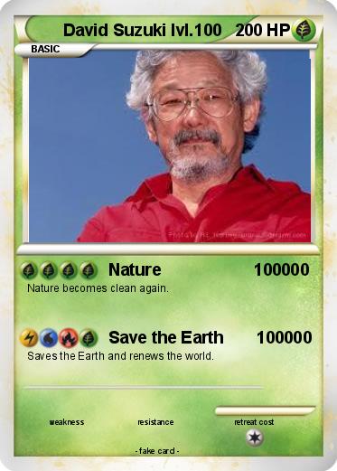 Pokemon David Suzuki lvl.100