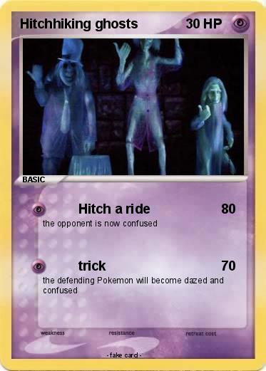 Pokemon Hitchhiking ghosts