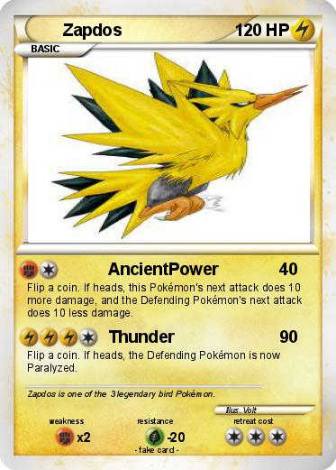 Pokemon Zapdos