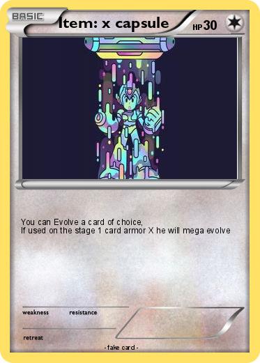 Pokemon Item: x capsule