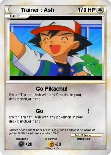 Pokemon Trainer : Ash