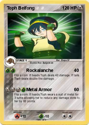 Pokemon Toph Beifong