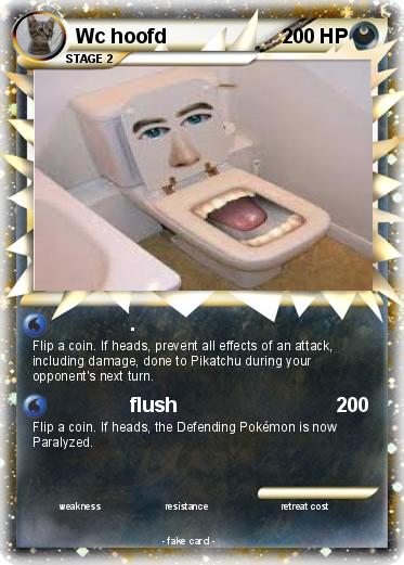 Pokemon Wc hoofd