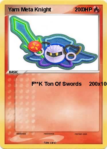 Pokemon Yarn Meta Knight                     0