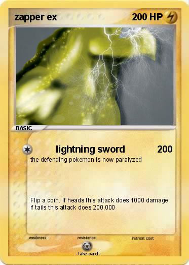 Pokemon zapper ex