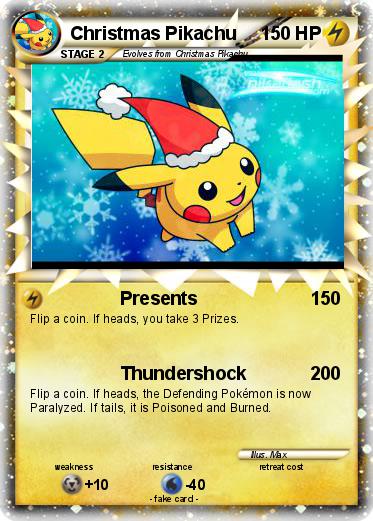 Pokemon Christmas Pikachu