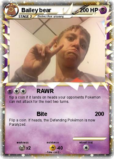 Pokemon Bailey bear