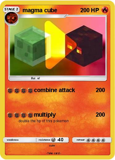 Pokemon magma cube