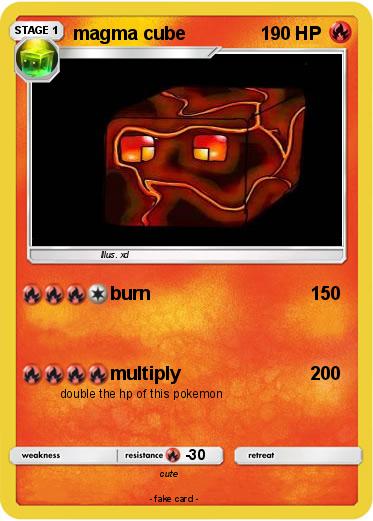 Pokemon magma cube