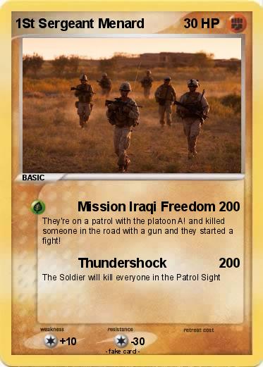 Pokemon 1St Sergeant Menard