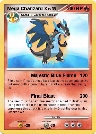 Pokemon Mega Charizard X