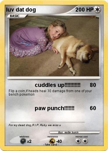 Pokemon luv dat dog