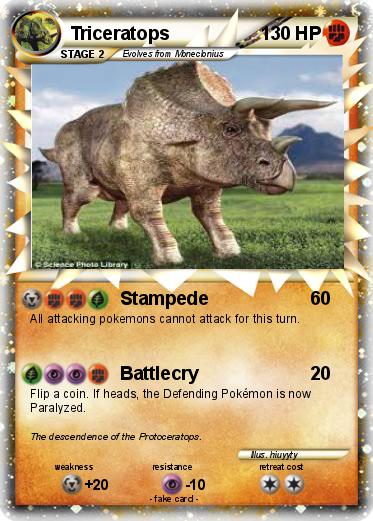 Pokemon Triceratops
