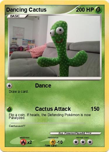 Pokemon Dancing Cactus