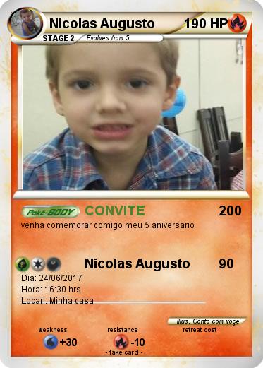 Pokemon Nicolas Augusto