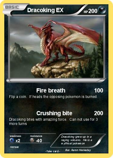 Pokemon Dracoking EX