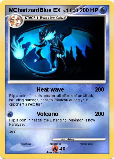 Pokemon MCharizardBlue EX