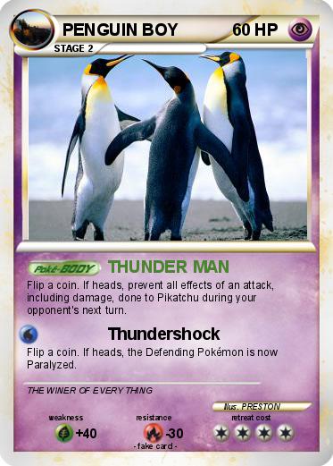 Pokemon PENGUIN BOY