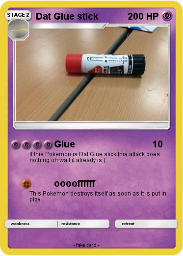 Pokemon Dat Glue stick