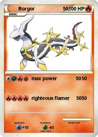 Pokemon Rorgor                     50,
