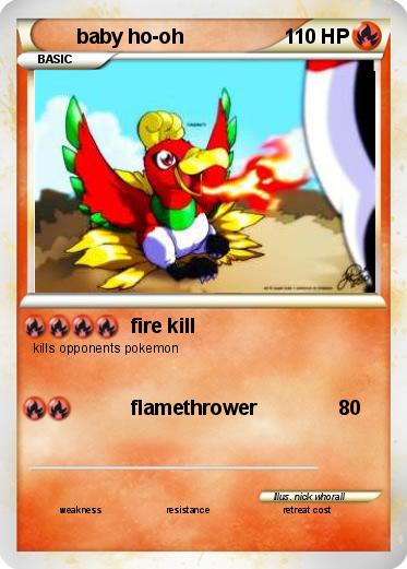 Pokemon baby ho-oh