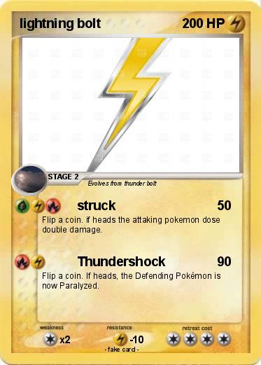 Pokemon lightning bolt