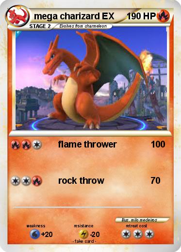 Pokemon mega charizard EX