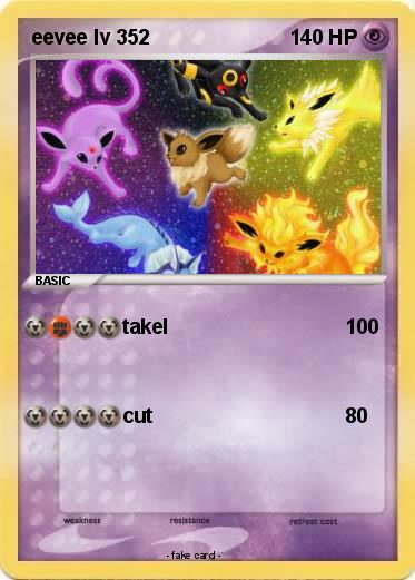 Pokemon eevee lv 352