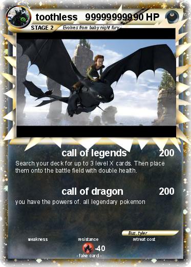 Pokemon toothless   999999999
