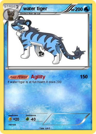 Pokemon water tiger
