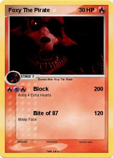 Pokemon Foxy The Pirate