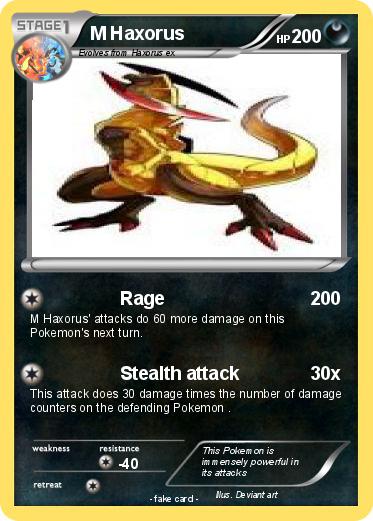 Pokemon M Haxorus