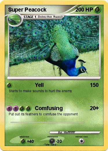 Pokemon Super Peacock