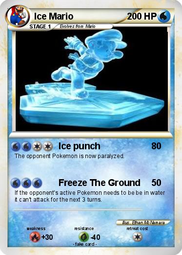 Pokemon Ice Mario