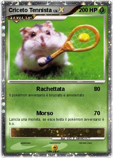 Pokemon Criceto Tennista