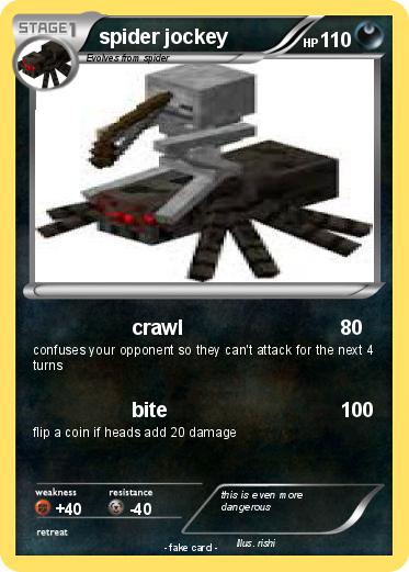 Pokemon spider jockey