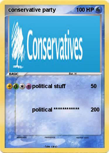 Pokemon conservative party