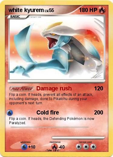 Pokemon white kyurem