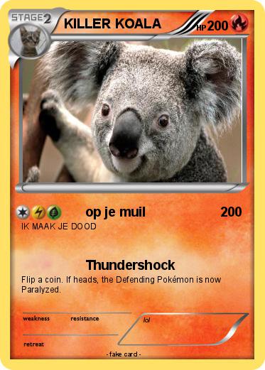 Pokemon KILLER KOALA