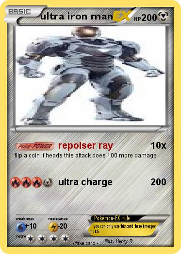 Pokemon ultra iron man